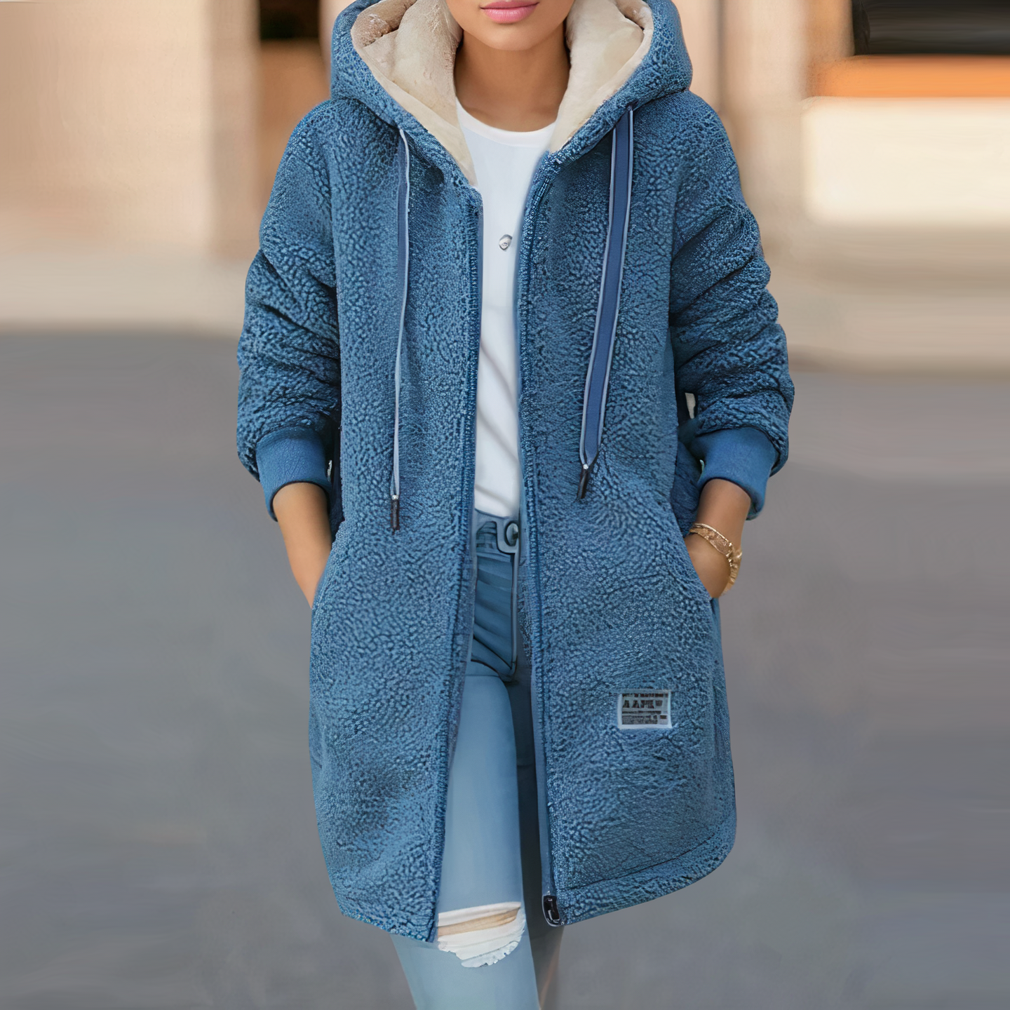 Berg-Feldt | Veste polaire à capuche pour femme