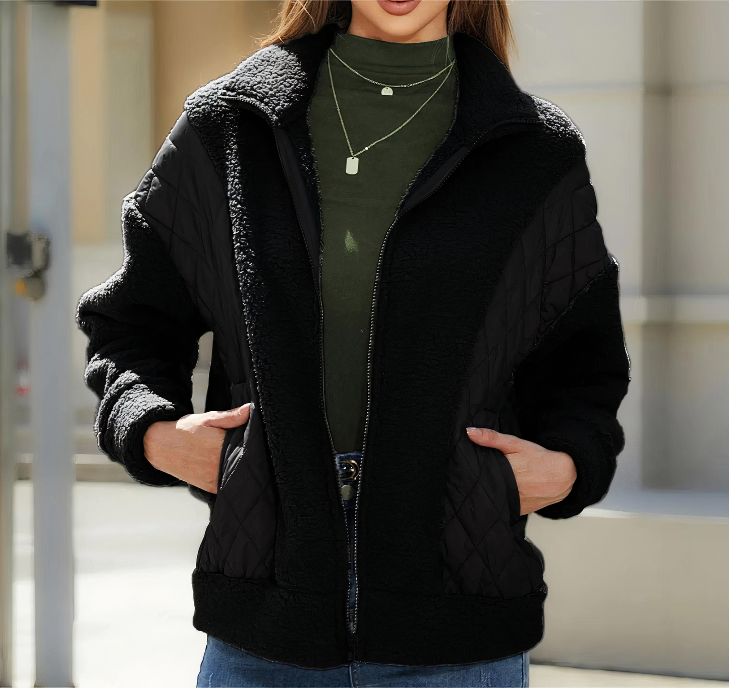 Berg-Feldt | Gequiltete Patchworkjacke