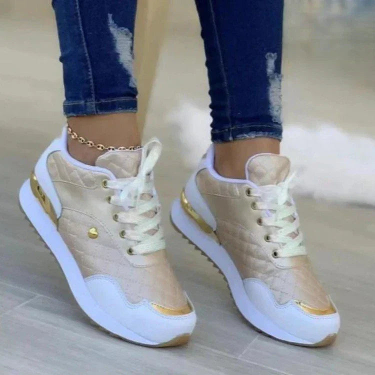 Chaussures à lacets compensées VICTORIA