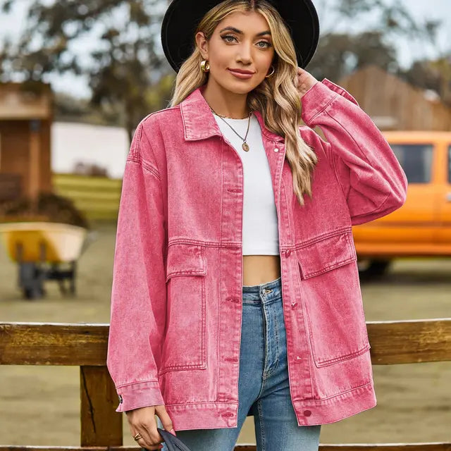 Chrisa : Veste en jean classique