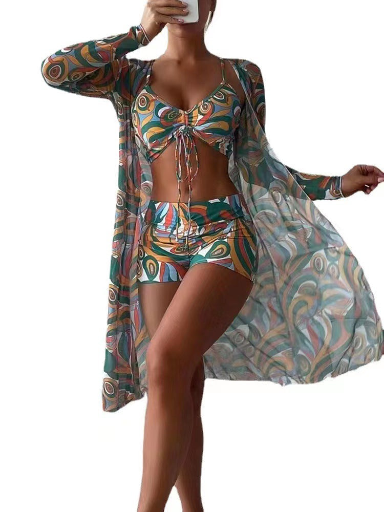 Leichtgewichtiger Kaftan Damen Strandmode in bunten Farben von berg-feldt