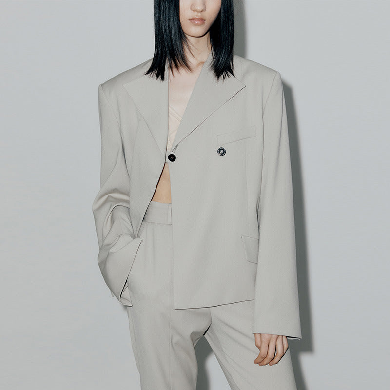Blazer oversize élégant pour femme avec poches pratiques de berg-feldt