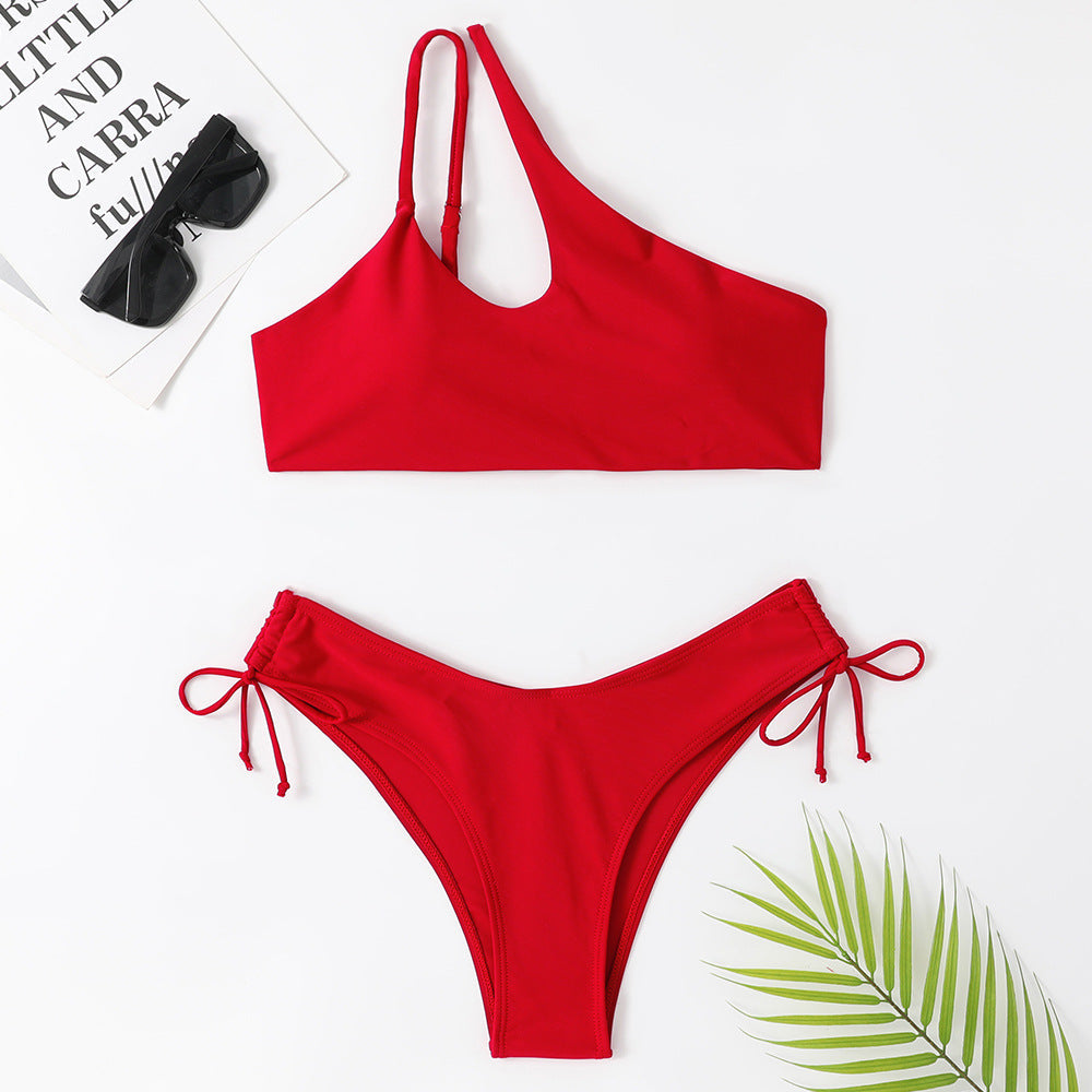 Ensemble de bikini pour femme de berg-feldt, taille haute, bretelles réglables et coupe élégante