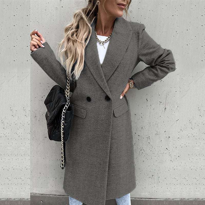 Manteau élégant en laine pour femme, coupe oversize Berg-Feldt