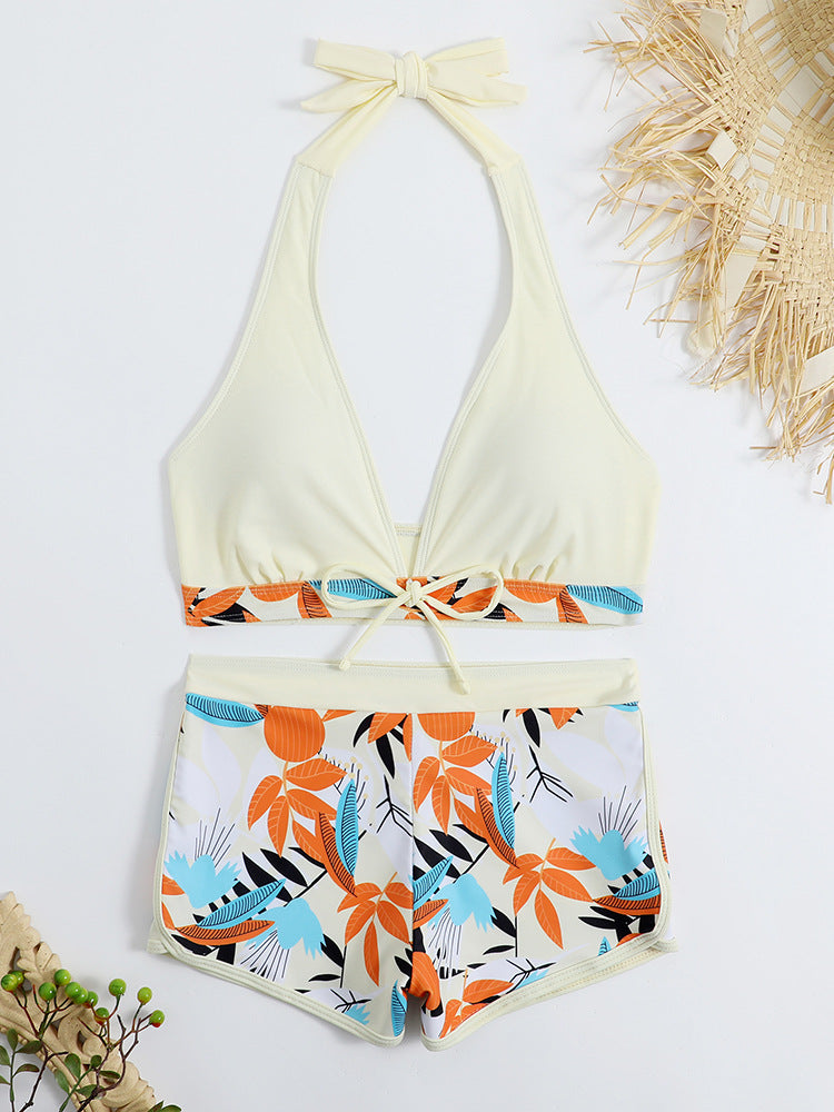 Ensemble bikini pour femme, haut réglable et bas imprimé mode, berg-feldt