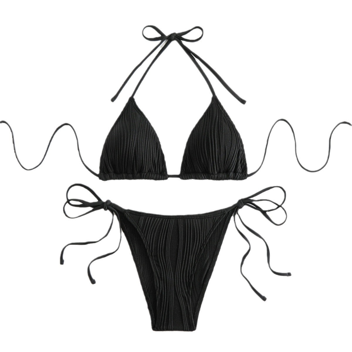 Haut de bikini triangle structuré pour femme Berg-Feldt, 1750838749