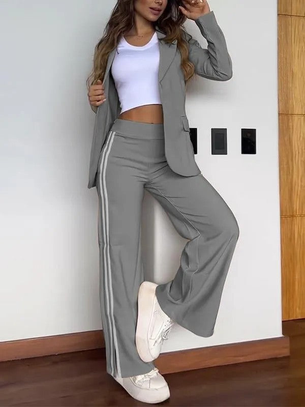 Ensemble Blazer et Pantalon Large Athleisure Femme Berg-Feldt
