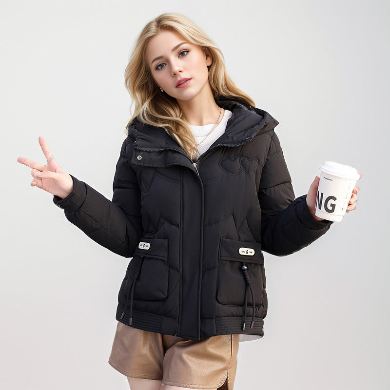 Veste d'hiver matelassée pour femme avec col à capuche réglable et poches latérales fonctionnelles Berg-Feldt