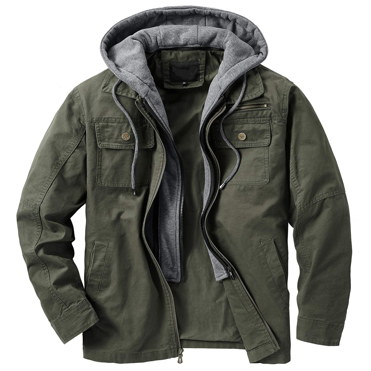 Veste de mi-saison polyvalente pour homme avec capuche intégrée et poches pratiques Berg-Feldt