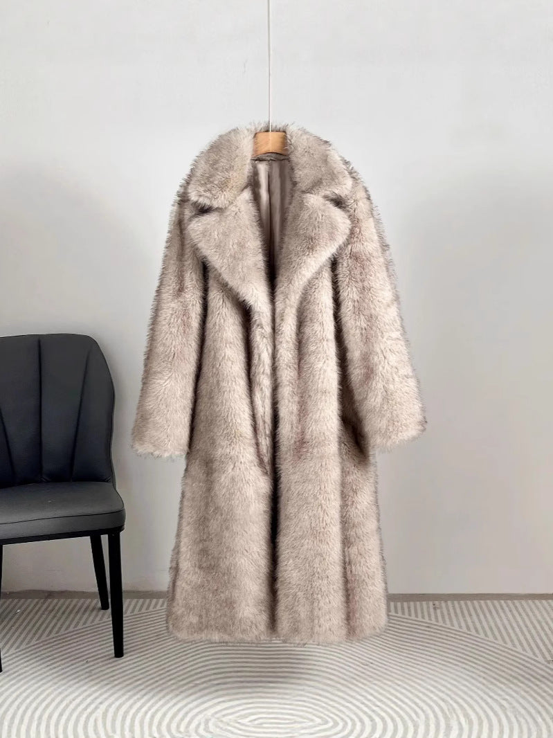Manteau de luxe en fausse fourrure pour femmes Berg-Feldt