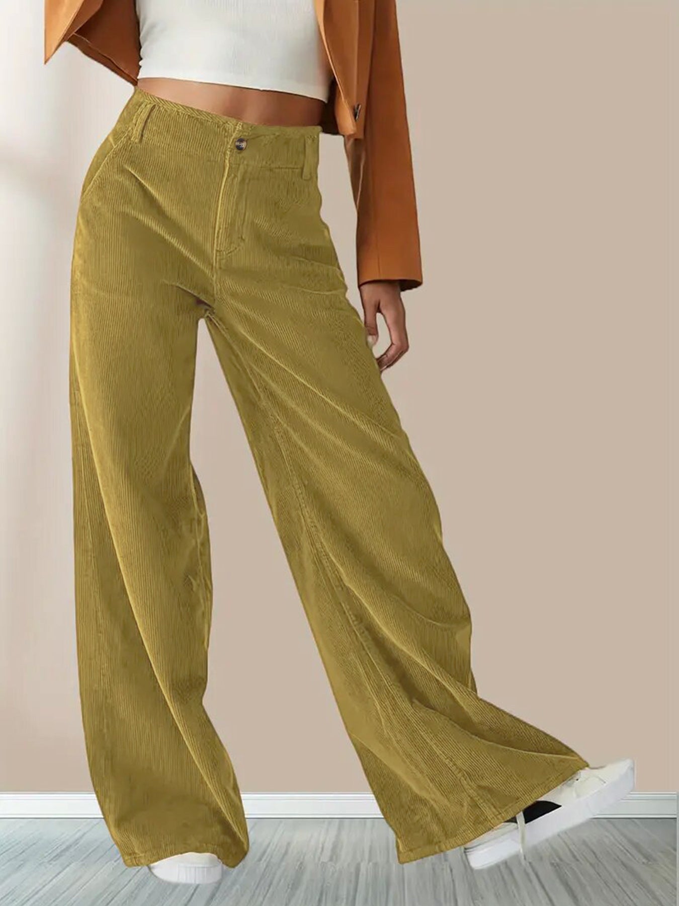 Pantalon ample et élégant pour femme taille haute par berg-feldt