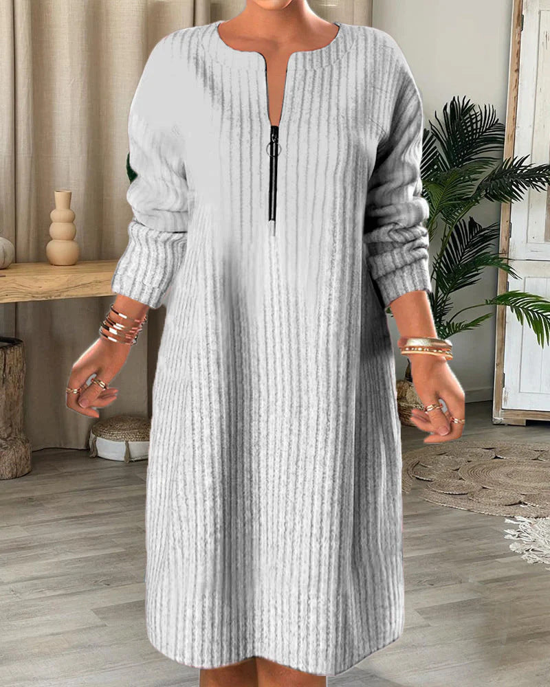 Robe femme Berg-Feldt zippée texturée