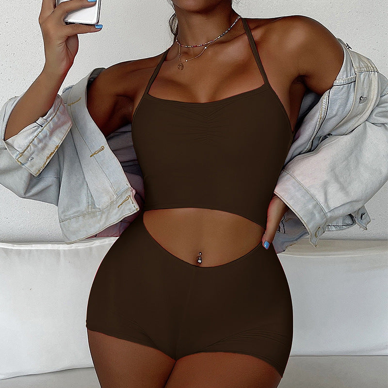 Hochgeschnittener Damen-Bikini mit Cut-outs und verstellbaren Trägern von berg-feldt