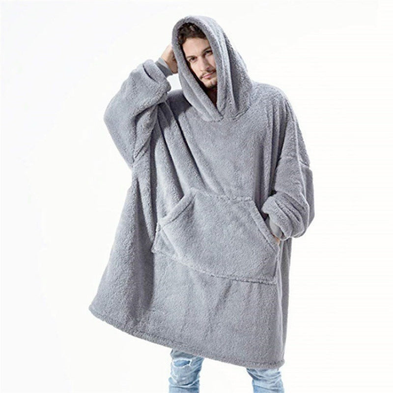 Sweat à capuche oversize en polaire pour femme avec poche kangourou et capuche Berg-Feldt