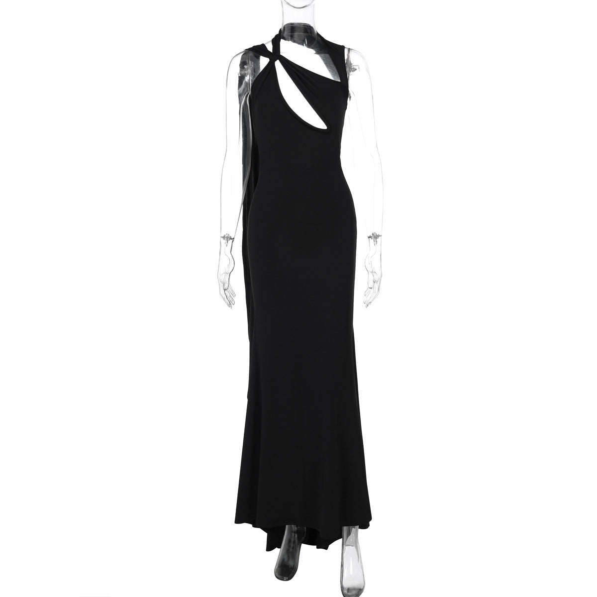 Robe longue asymétrique élégante pour femme avec découpes berg-feldt
