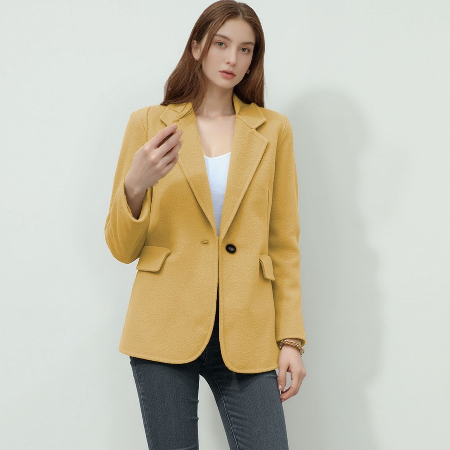 Damen élégant blazer souple avec coupe cintrée Berg-Feldt