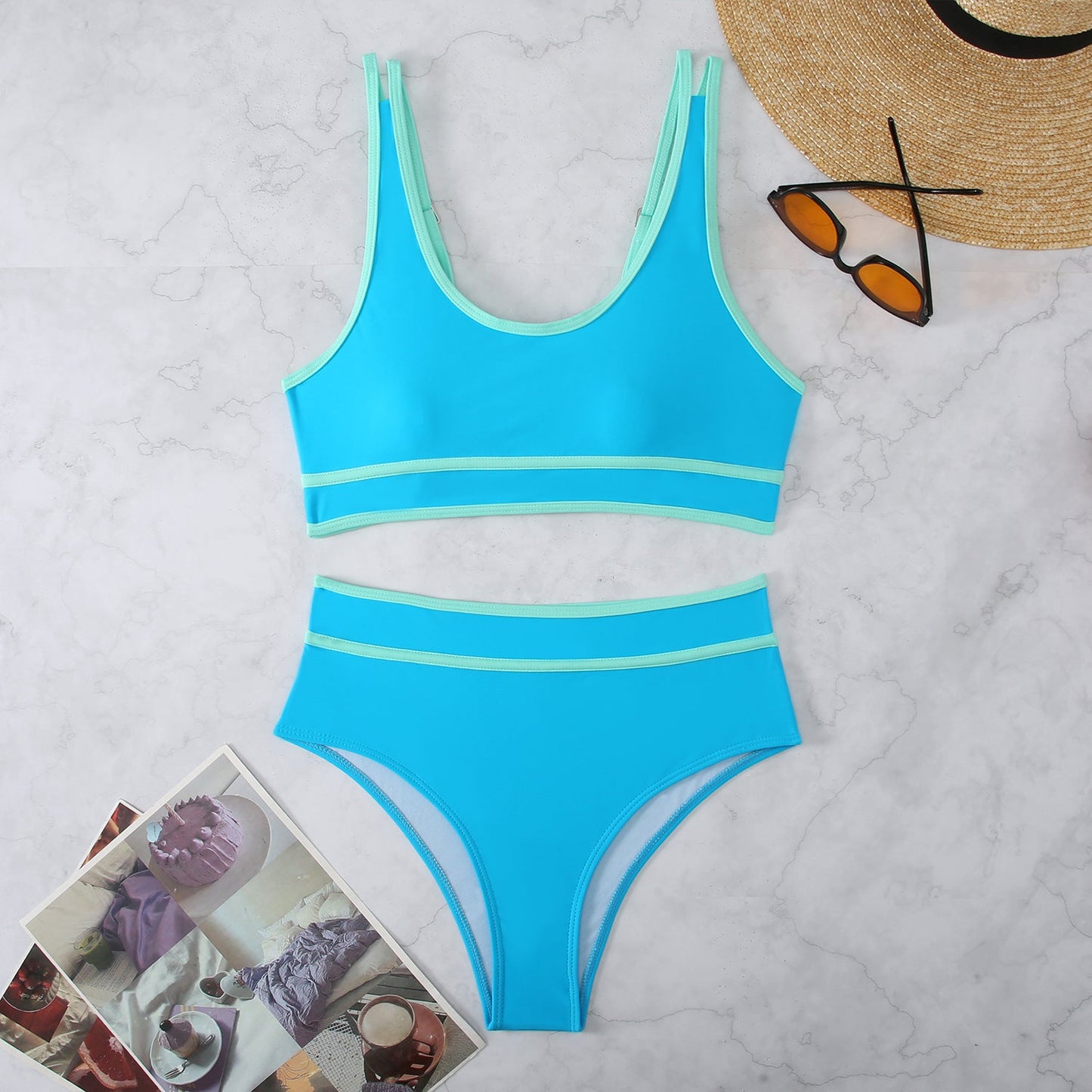 Sportlicher Damen Bikini Hochschnitt Set berg-feldt
