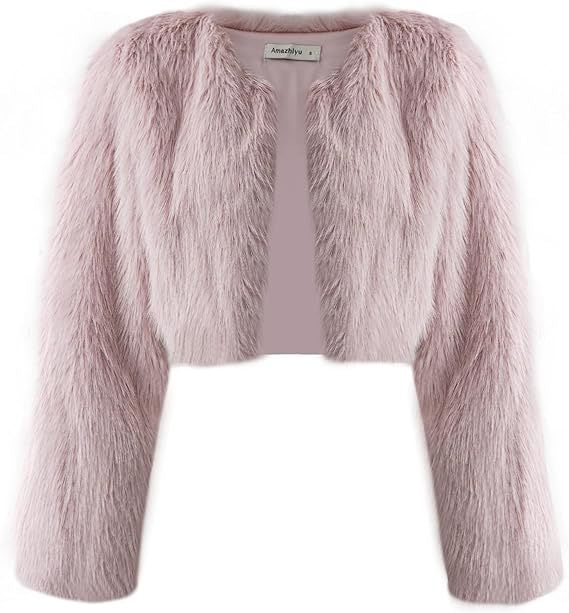 Veste courte moelleuse ouverte pour femme Berg-Feldt