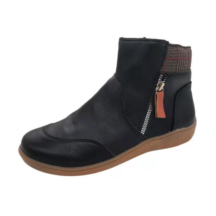 Boots femme à la mode avec fermeture éclair latérale et semelle confortable Berg-Feldt
