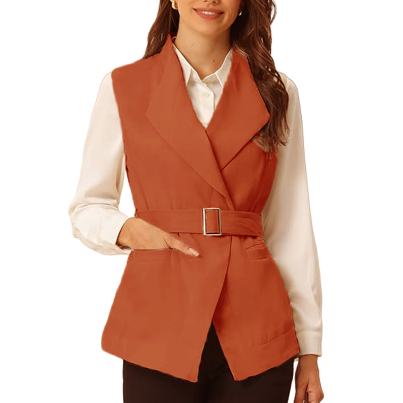 Blazer cintré tendance pour femme, avec grandes poches et ceinture Berg-Feldt