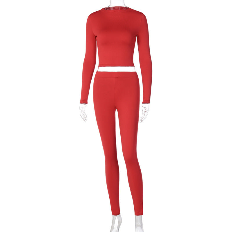 Ensemble Sportif Femme : Top Manches Longues & Legging Taille Haute (berg-feldt)