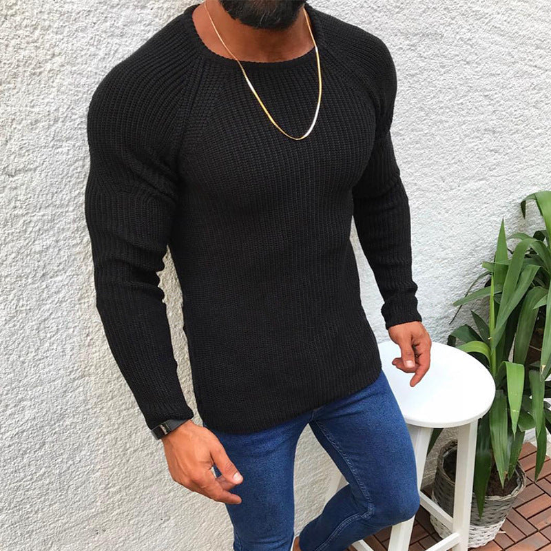 Herren Strickpullover mit strukturiertem Wabenmuster und engem Schnitt Berg-Feldt