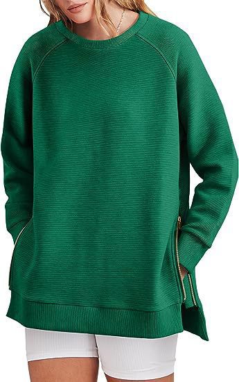 Sweat-shirt tendance pour femmes avec fermetures éclair latérales Berg-Feldt