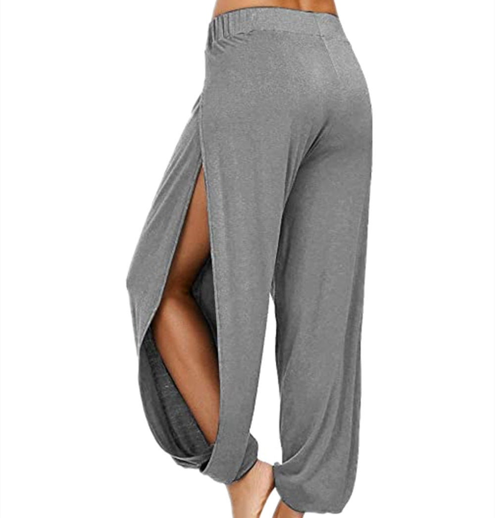 Pantalon Harem Ample Fendu sur les Côtés pour Femme Berg-Feldt