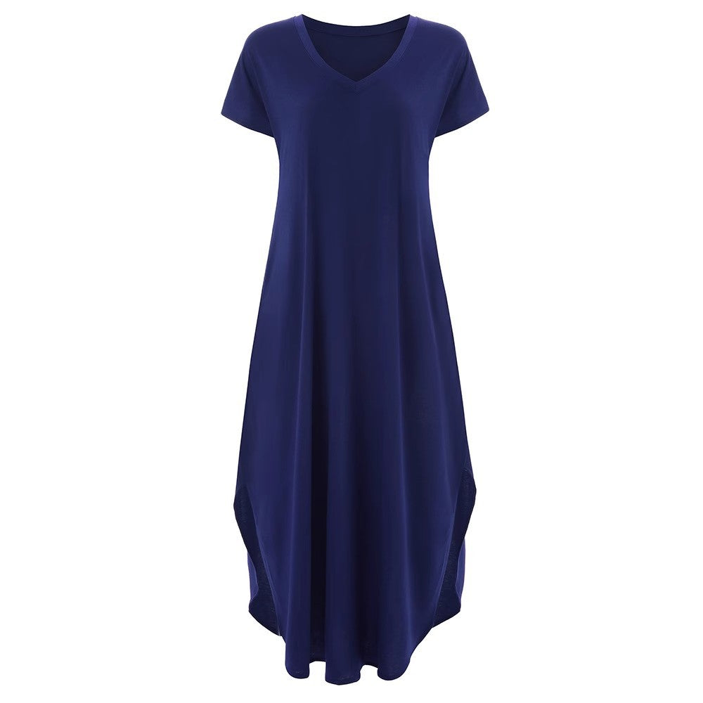 Robe longue élégante à dos nu et coupe fluide de berg-feldt