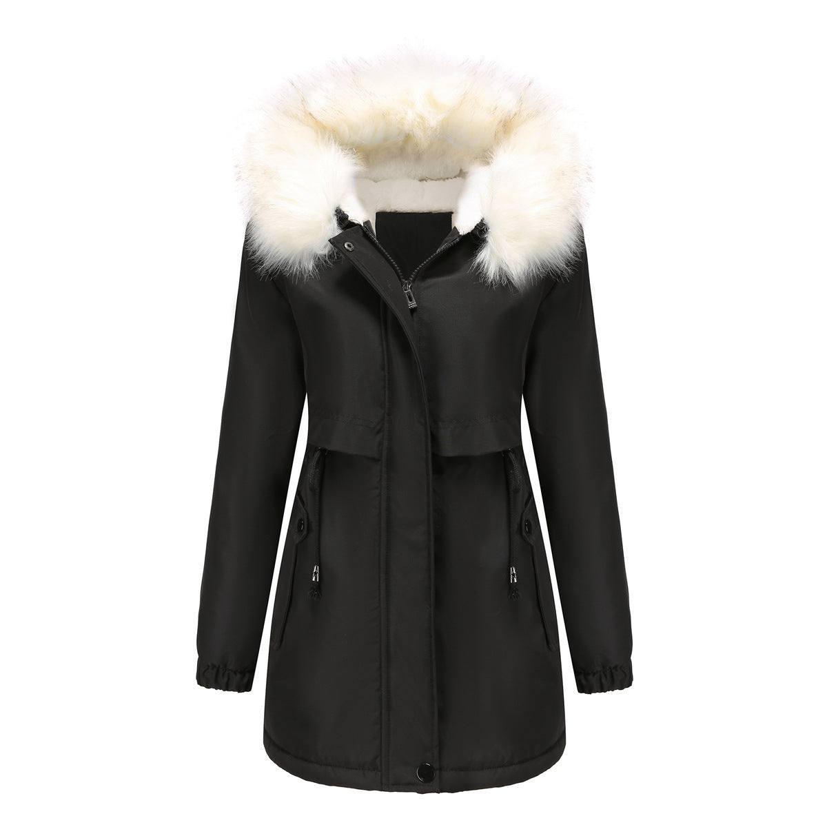 Veste d'hiver tendance pour femme avec col en fourrure amovible Berg-Feldt