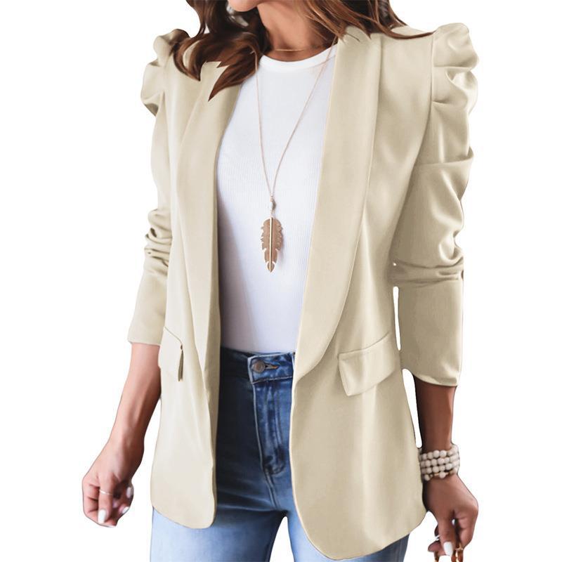 Blazer élégant pour femme avec volants et poches latérales berg-feldt