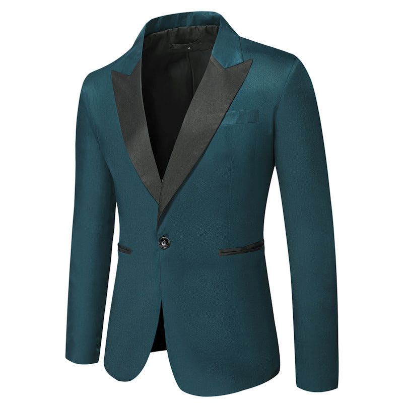 Herren Eleganter Smoking-Blazer mit klassischem Revers und zeitlosem Design Berg-Feldt