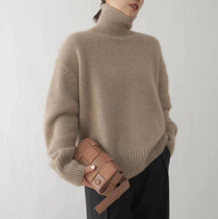 Pull Col Roulé Femme Berg-feldt en Maille Douce