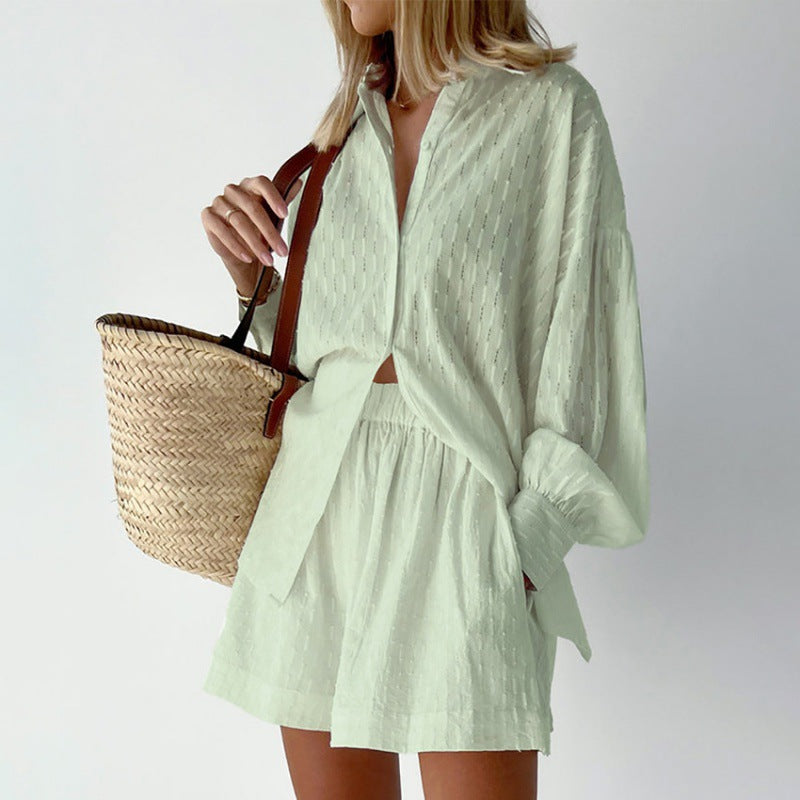 Ensemble décontracté haut et short coupe ample Berg-Feldt pour femme