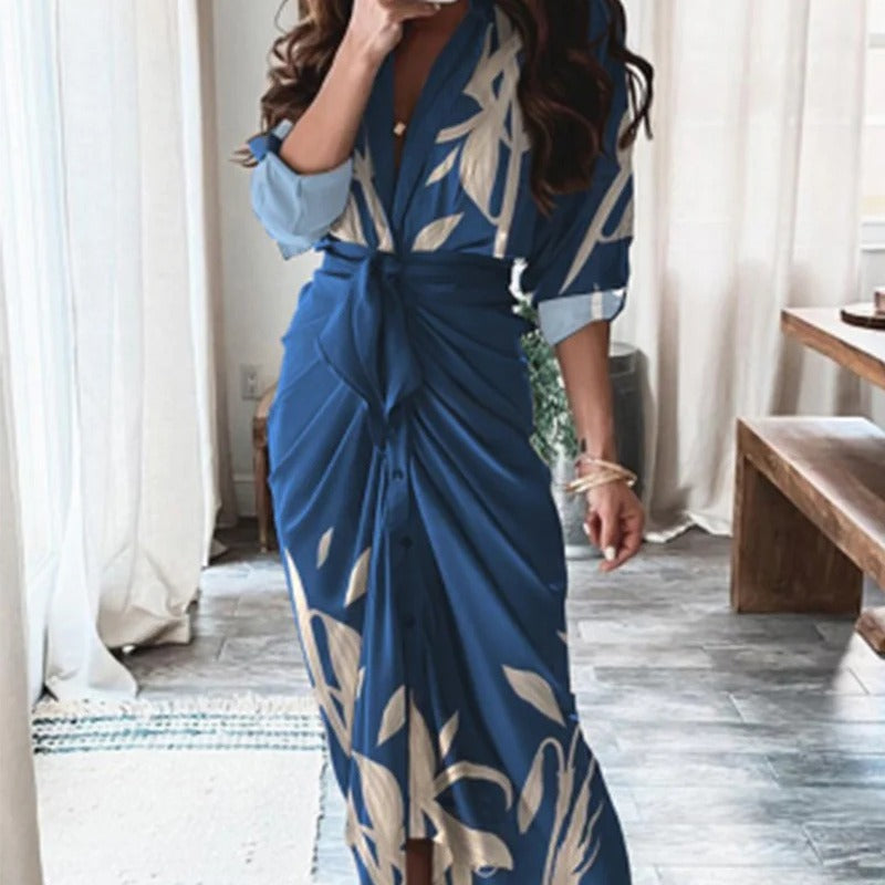 Elegantes Wickelkleid für Damen mit raffinierten Knöpfen von berg-feldt
 - berg-feldt
