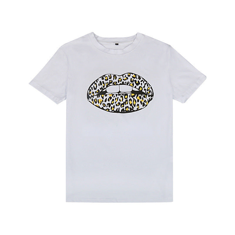 T-shirt femme Berg-Feldt avec imprimé graphique Léopard Kiss