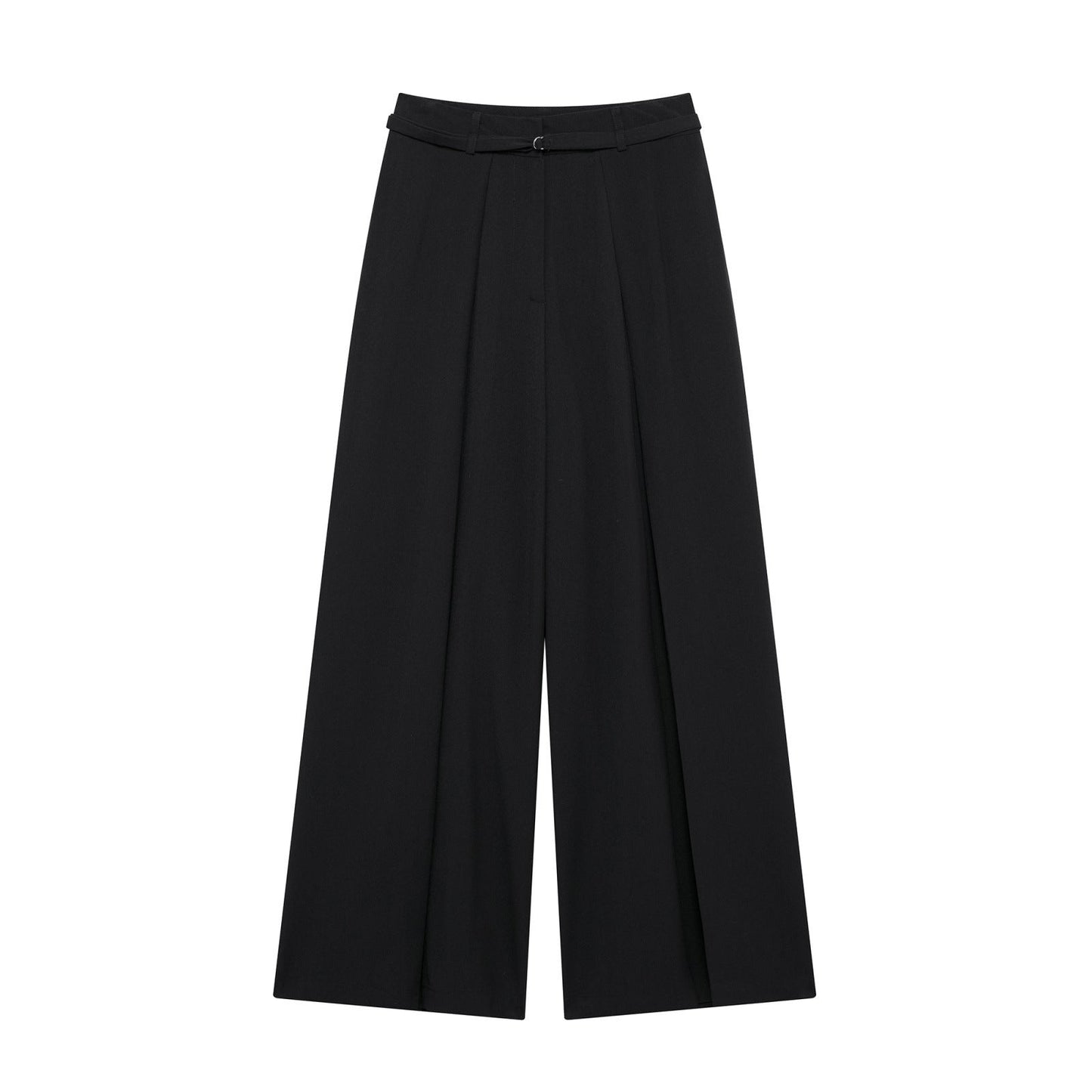 Berg-Feldt Pantalon Femme : Taille haute, ample, coupe courte