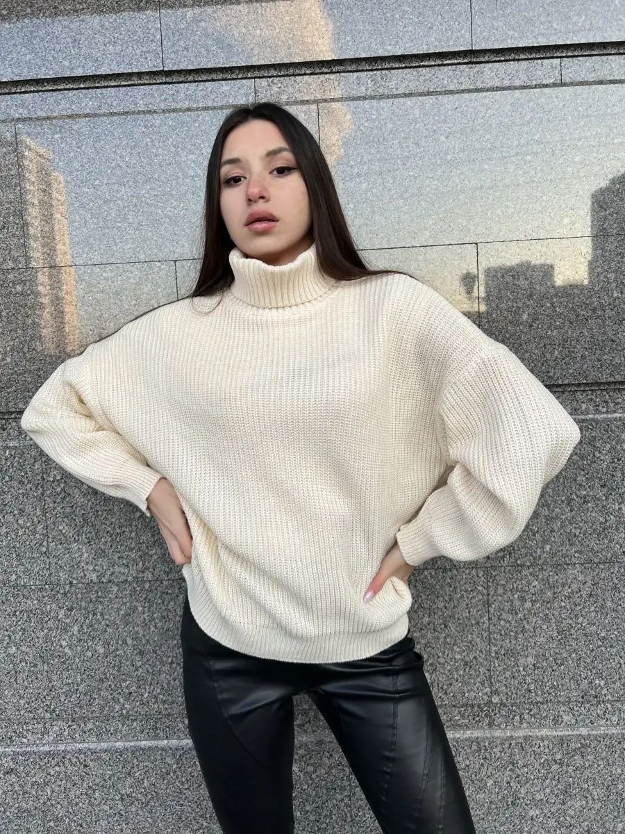Pull tricoté pour femme, moderne, ample et confortable, par berg-feldt