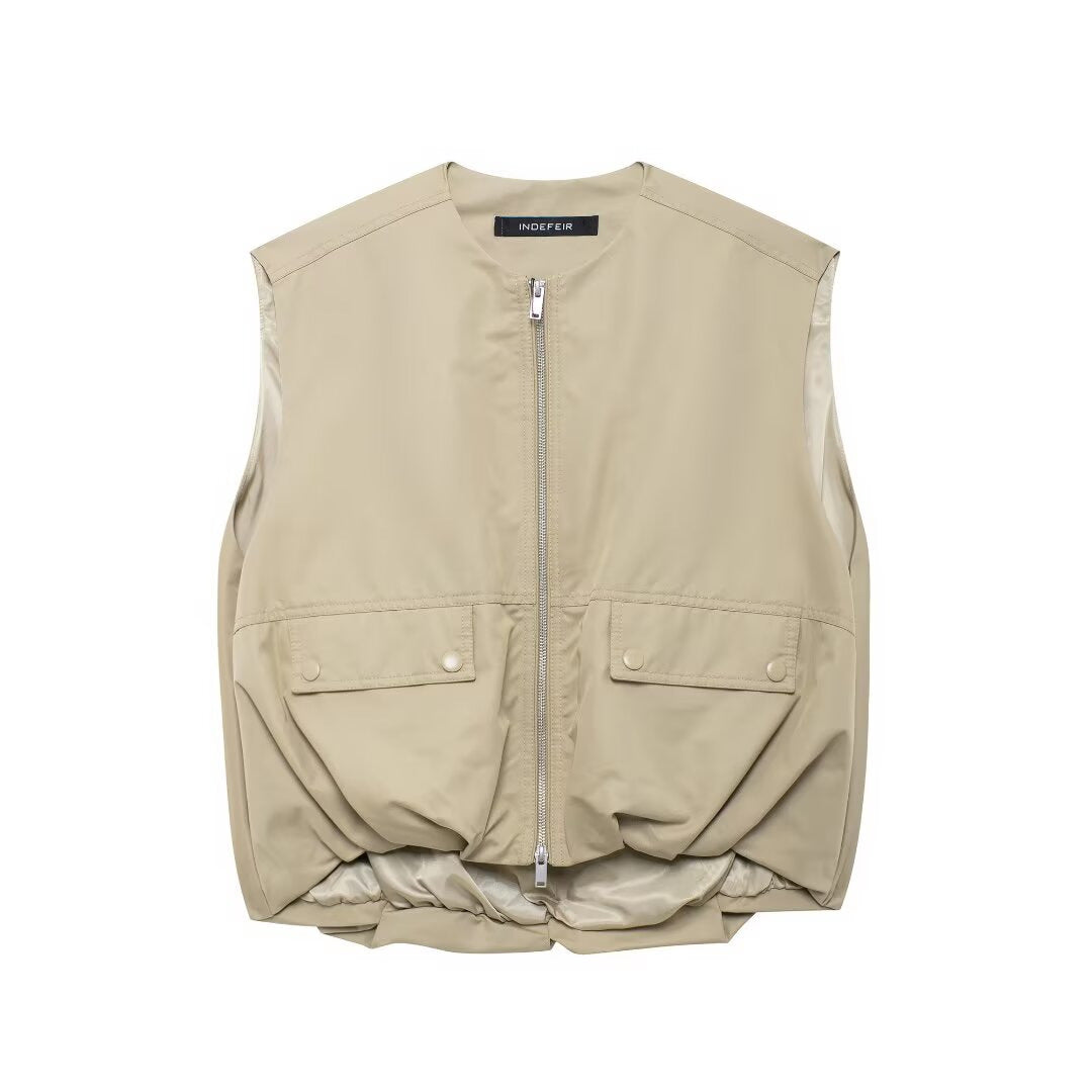 Gilet utilitaire zippé avec poches Berg-Feldt pour femme