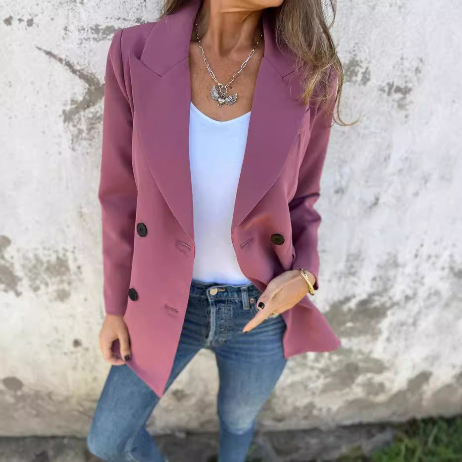 Élégant blazer pour femme à la coupe décontractée, avec des détails classiques, par berg-feldt