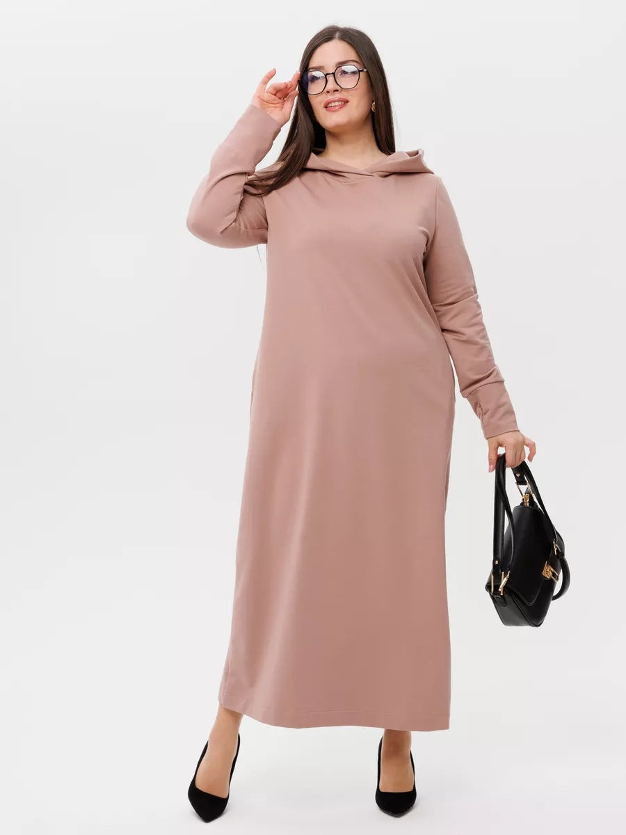Robe sweat à capuche confortable pour femme avec poches de berg-feldt