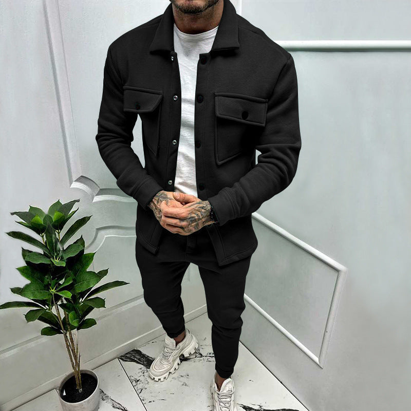 Ensemble décontracté élégant pour homme avec patte de boutonnage et poches pratiques Berg-Feldt