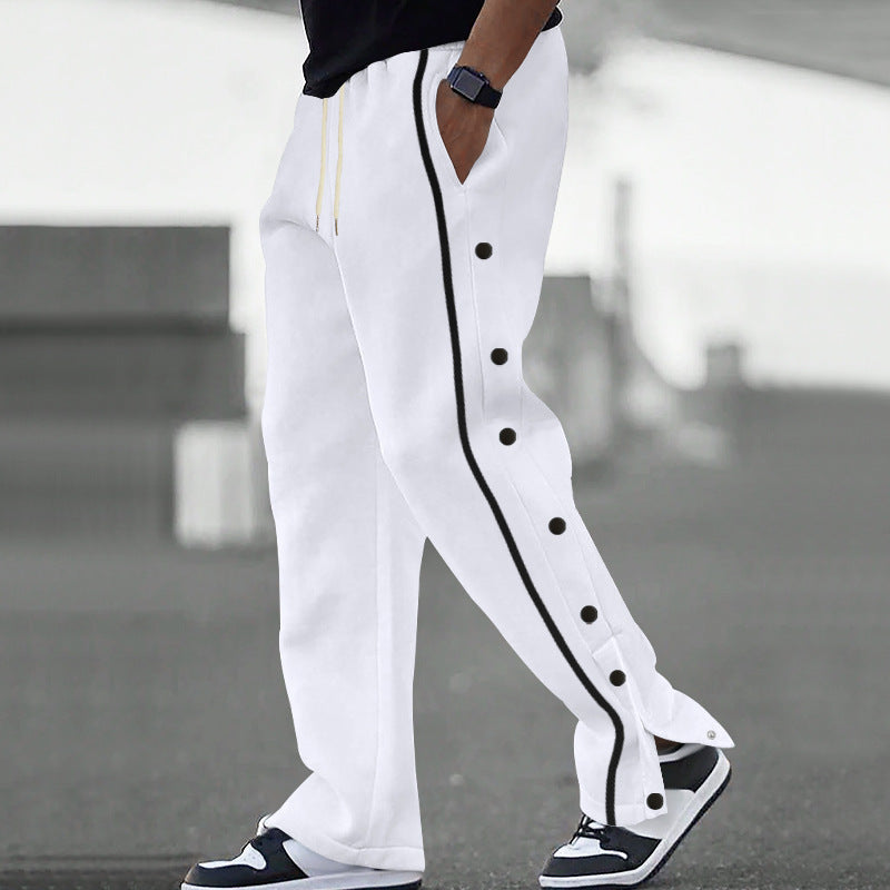 Pantalon de jogging ample sportif pour hommes avec boutons-pression Berg-Feldt