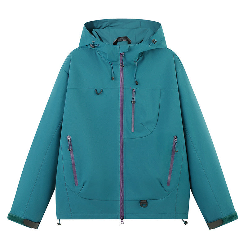 Veste de sport d’extérieur imperméable pour femme avec capuche réglable Berg-Feldt