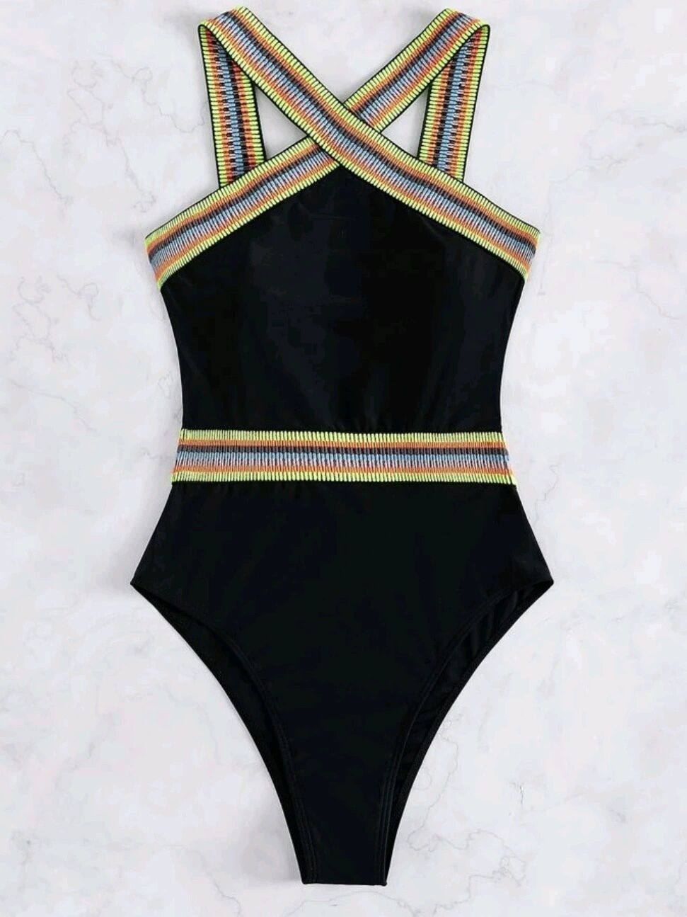 Maillot de bain rayé multicolore Berg-Feldt pour femme