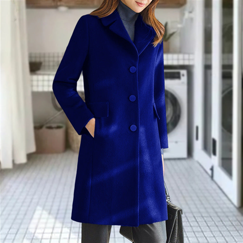 Manteau classique en laine Berg-Feldt pour femmes