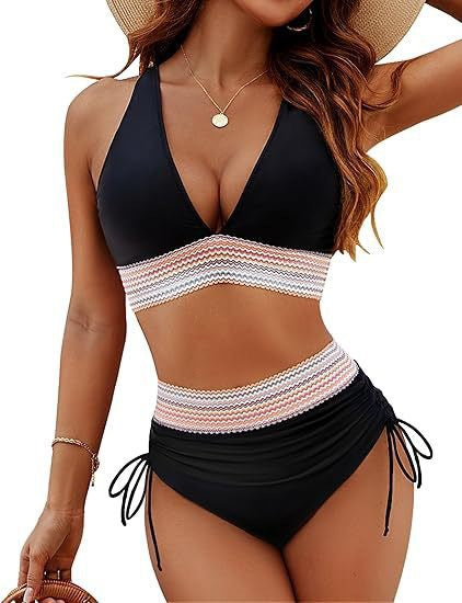 Ensemble de bikini dos nu taille haute Berg-Feldt pour femme