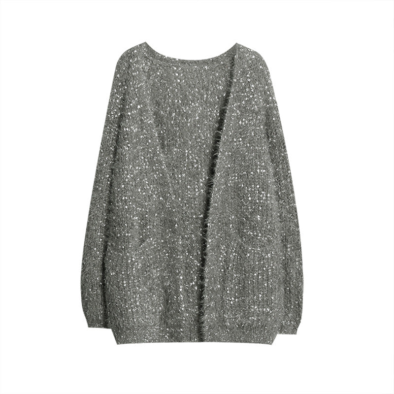 Cardigan scintillant pour femme au look décontracté moderne, Berg-Feldt
