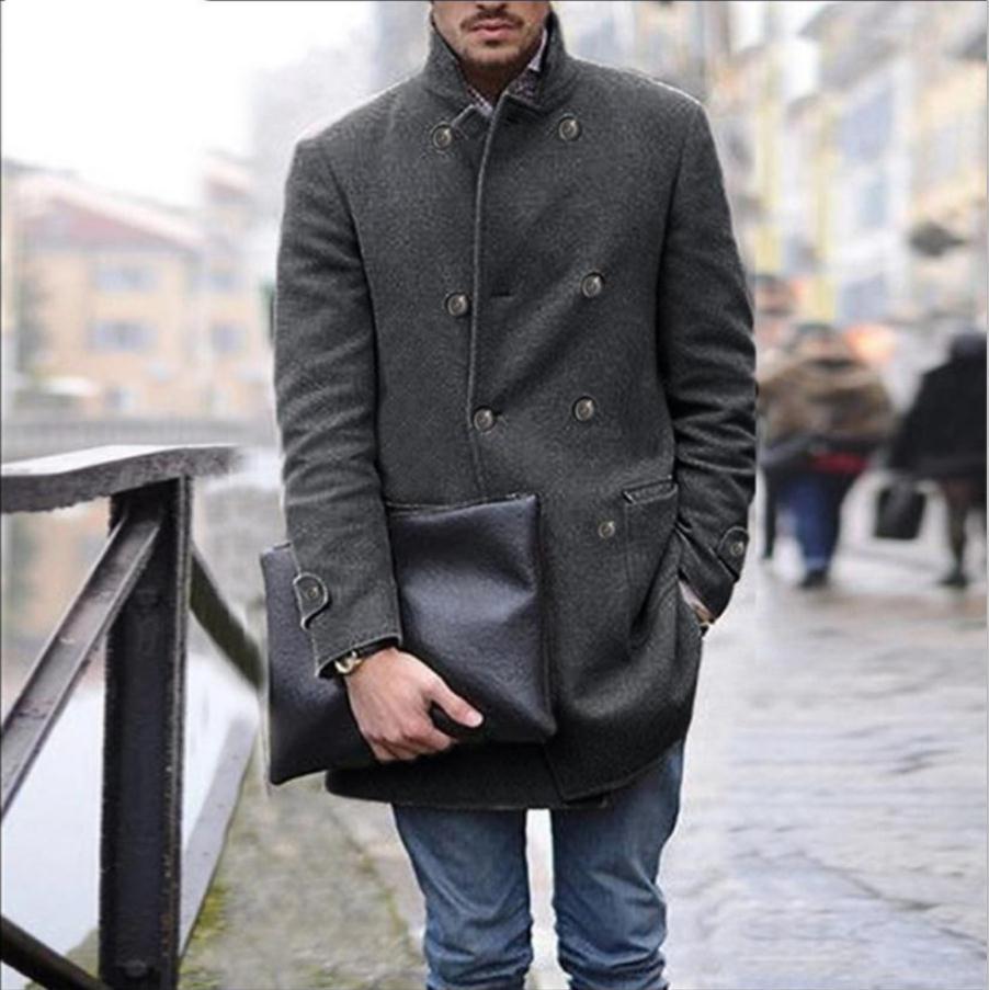 Duffle-coat homme élégant en laine, double boutonnage et poches pratiques Berg-Feldt