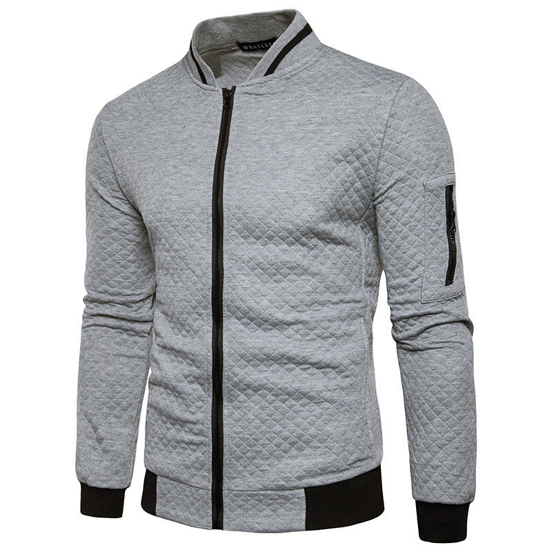 Herren Steppjacke mit praktischem Stehkragen und Reißverschlusstaschen Berg-Feldt